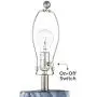 Connie Modern Table Lamps Set of 2 with USB Charging Port Rectangular Blue White Fabric Shade for Living Room Bedroom Bedside Nightstand Office Family - 360 Lighting