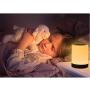 ROYFACC Night Light Touch Sensor Lamp Bedside Table Lamp for Kids Bedroom Rechargeable Dimmable Warm White Light + RGB Color Changing