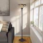 Tiffany Floor Lamp, Capulina Handcrafted Tiffany Style Torchiere Floor Lamp, Tiffany Style Floor Light, Stained Glass Floor Lamp, Floor Lamp Tiffany (Tall: 70 x W14.2 inches) Tiffany Floor Lamp, Capulina Handcrafted Tiffany Style Torchiere Floor Lamp, Tiffany Style Floor Light, Stained Glass Floor Lamp, Floor Lamp Tiffany (Tall: 70 x W14.2 inches)
