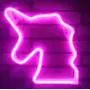i-CHONY LED Pink Unicorn Neon Sign for Wall Decor Light - Unicorn Gift lamp - 3 AA Battery or USB Powered Neon NightLight for Living Room,Bedroom,Party,Christmas,New Year