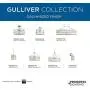 Progress Lighting P500023-141 Gulliver Four-Light Pendant, Galvanized Finish