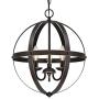 Westinghouse Lighting 6341800 Stella Mira Three-Light Pendant, Oil Rubbed Bronze Finish with Highlights