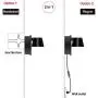 Kernorv Modern LED Plug in Wall Sconces, Bedside Wall Lamp with Switch Lighting Fixture 350 Rotation, Headboard Lights for Bedroom 10W 6000K (2 Pack)
