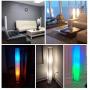Modern Floor Lamp for Living Room - Albrillo Tripod Floor Lamp White Shade - Tall Standing Lamp for Kids Bedroom Office