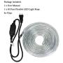 Buyagn 10Ft LED Rope Lights, LED Strip Lights Outdoor Waterproof Decorative Lighting for Indoor/Outdoor,Deck, Patio,Eaves,Backyards Garden,Party and Bedroom Decorations (Warm White)