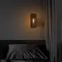 Wall Sconce,Rustic Vintage Bronze Wall Vanity Light Fixture with Glass Shade,Hardwired Wall Lamp for Living Room,Bedroom,Hallway,Kitchen,E26 Base,2 Pack