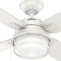 Hunter Ocala Indoor / Outdoor Ceiling Fan with LED Light and Pull Chain Control