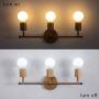Linour 3 Lights Bathroom Vanity Light Modern Wall Sconce Metal Industrial Wall Lamps Lighting Fixture for Bathroom Hallway Bedroom Living Room Kitchen Linour 3 Lights Bathroom Vanity Light Modern Wall Sconce Metal Industrial Wall Lamps Lighting Fixture for Bathroom Hallway Bedroom Living Room Kitchen