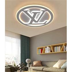 Ceiling Light XINDAR Modern LED Ceiling Lights Acrylic Creative Ceiling Lamp Letter Shaped Flush Mount Light Fixture for Living Room Dining Room Bedroom - 19.5'', Warm