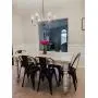 6-Light Black Farmhouse Chandelier Industrial Ceiling Pendant Lighting Fixture Hanging for Kitchen Dining Room Living Room Foyer 6-Light Black Farmhouse Chandelier Industrial Ceiling Pendant Lighting Fixture Hanging for Kitchen Dining Room Living Room Foyer