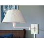 Home Decorators Collection Simplicity Swing arm Wall Lamp, 13'' H, White