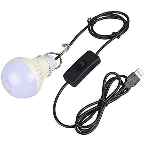 Onite 20-US24USB3W-WW USB Camping, Also for Garage Warehouse Car Truck Fishing Boat Outdoor Portable LED Bulb, Emergency Light, or Children Bed Lamp, WarmWhite, Warm White
