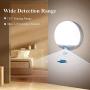 Motion Sensor Light, BEACON Closet Light, Wall Light, Wireless LED Puck Light Stick Anywhere, Battery Operated Lights, Perfect for Staircase, Hallway, Bathroom, Bedroom, Kitchen, Cabinet (Pack of 3)