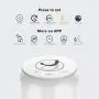 WiFi Smart Table Lamp for Bedrooms, LE LampUX Touch Bedside Lamp Works with Alexa Google Home, Modern Dimmable LED Nightstand Lamp, White & RGB Color Changing Night Light for Kids Room, Living Room