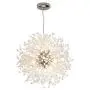 Dellemade Modern Sputnik Chandelier, DD00906N 12-Lights Fireworks Pendant Light,Silver Crystal Ceiling Light Fixture for Bedroom,Living Room,Dining Room