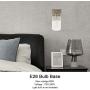 VINLUZ Modern Glass Wall Sconces Lighting Brushed Nickel Finished 1-Lights Bathroom Vintage Wall Light Fixtures Vanity, Indoor Porch Lights Hallway Bedroom Dining Room VINLUZ Modern Glass Wall Sconces Lighting Brushed Nickel Finished 1-Lights Bathroom Vintage Wall Light Fixtures Vanity, Indoor Porch Lights Hallway Bedroom Dining Room