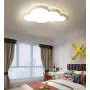 LAKIQ Modern Creative Acrylic LED Lights Cloud Shape Children Room Ceiling Light Flush Mount Ceiling Chandelier Lighting Fixture for Kids Bedroom Kindergarten Living Room(21.5,White Light)