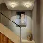 KAISITE 3-Lights Crystal Chandelier, Mini Modern Chandelier with 3×E12 Bulb Socket and Clear Crystal Ball, Flush Mount Ceiling Light 13.8 Inches Diameter for Bedroom, Dining Room, Etc(Plating Finish)