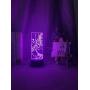 3D Illusion LED Desk Lamp Night Light Remote Led Color Changing Nightlight Acrylic 3D Night Light for Kids Bedroom Decoration Light Anime Hunter X Hunter Hisoka Lamp Gift HUICH HOICHAN