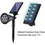 Solar spotlights outdoor 7 led multi color Solar Garden Lights for the patio law garden (changing & fixed color) 2 pack