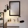 Industrial Plug in Wall Sconces with Matte Black Farmhouse Swing Arm Wall Lamp for Bedroom Bathroom Dining Room Kitchen ( Set of 2 )