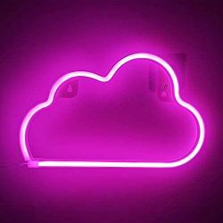 Orgrimmar LED Neon Sign Light Wall Light Decorative Light Battery and USB Powered Night Light for Home Wedding Christmas Decoration (Pink)