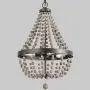 Farmhouse Chandelier, Bead Light Fixture, Bohemian Chandelier for Dining Room, Entryway, 25.4'' H x 16.1'' W