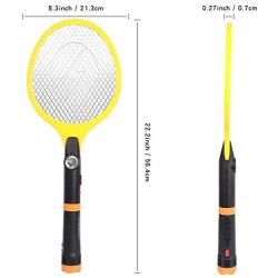 Bug Zapper, Mosquito Killer with Built-in AC Wall Plug, Electric Fly Swatter for Home Outdoor, LED Light, Safe to Touch with 3-Layer Safety Mesh