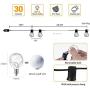 LED Outdoor String Lights - Novtech 38.5FT 30Bulbs G40 Globe String Lights - Waterproof Patio String Lights Outdoor Decorative String Lights for Backyard Bistro Porch Garden Cafe Party - UL Standard