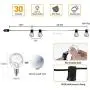 LED Outdoor String Lights - Novtech 38.5FT 30Bulbs G40 Globe String Lights - Waterproof Patio String Lights Outdoor Decorative String Lights for Backyard Bistro Porch Garden Cafe Party - UL Standard