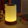 Touch Lamp LED Night Light for Bedroom Living Room Office Bedside Lamps with Color Changing RGB Sensor Control USB Charging Port