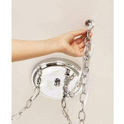 Essa Chrome Mini Swag Pendant Chandelier Crystal 3-Light Fixture for Dining Room House Kitchen Island Foyer Entryway Bedroom Living Room - Vienna Full Spectrum