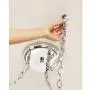 Essa Chrome Mini Swag Pendant Chandelier Crystal 3-Light Fixture for Dining Room House Kitchen Island Foyer Entryway Bedroom Living Room - Vienna Full Spectrum
