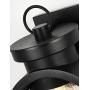 Industrial Outdoor Wall Lantern Modern Exterior Wall Mounted Light Fixtures Outdoor Wall Lamp Waterproof Metal House with Seed Glass for Porch Lighting Matte Black