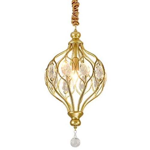 VsSun Modern Creative Birds nest Geometry Golden Crystal Chandelier Ceiling lamp Crystal Chandelier Living Room Bedroom Dining Room Chandelier E14 1/1825-1