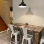 HMVPL Farmhouse Pendant Lighting Fixtures, Black Hanging Chandelier Lights Industrial Ceiling Lamp for Kitchen Island Dining Room Hallway Bedroom