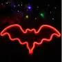 Red Bat Led Neon Light Art Decorative Novelty Neon Sign Wall Table Decor for Christmas Party Children’s Room Living Room Bar Hotel Decoration