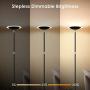Floor Lamp, Torchiere Floor Lamp, 20W/2000LM Super Bright LED Floor Lamp, 3000K Daylight, Stepless Dimmable Floor Lamp, Touch Control, Metal Body, Standing Lamps for Living Room, Bedroom, Office, Work Floor Lamp, Torchiere Floor Lamp, 20W/2000LM Super Bright LED Floor Lamp, 3000K Daylight, Stepless Dimmable Floor Lamp, Touch Control, Metal Body, Standing Lamps for Living Room, Bedroom, Office, Work