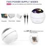 HOKEKI Night Light, Star Projector, Lights for Room, LED Light Projector for Bedroom , Bedside Lamp, 8 Lighting Modes, Adjustable Brightness, 360° Rotation, Suitable for Living Room, Party,Room