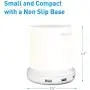 Macally LED Desk, Nightstand & Bedside Lamp with USB Port (4 High Powered Ports) | 3 Level Brightness Touch Sensor Control | Charging Lamp with Dimmable Warm White Light (LAMPCHARGE)