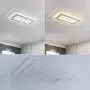 LAKIQ Super Thin Acrylic Dimmable LED Flush Mount Ceiling Light Fixture with Remote Living Room Modern Rectangle Close to Ceiling Chandelier Lighting for Bedroom Dining Room(23.5,Stepless Dimmable)