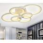 Ceiling Light Fixture, Flush Mount Lights Chandelier LED 6 Lights Contemporary Dimmable Lights Ceiling Lighting for Living Room Dining Bedroom Office Lights Fixtures Ceiling (6 Lights)