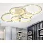 Ceiling Light Fixture, Flush Mount Lights Chandelier LED 6 Lights Contemporary Dimmable Lights Ceiling Lighting for Living Room Dining Bedroom Office Lights Fixtures Ceiling (6 Lights)
