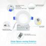 Ensenior 12 Pack 4 Inch Ultra-Thin LED Recessed Ceiling Light with Junction Box, 3000K Warm White, 9W 75W Eqv, Dimmable Can-Killer Downlight, 750LM High Brightness - ETL and Energy Star Certified