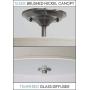 Kira Home Addison 13'' 2-Light Semi-Flush Mount Ceiling Light Fixture with Off-White Fabric Drum Shade, Brushed Nickel Finish