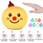 SUSSURRO Silicone Night Light for Kids, Portable Color Changing Glow Led Cute Snowman Lamp Soft Touch Light for Bedroom(Smile Snowman) SUSSURRO Silicone Night Light for Kids, Portable Color Changing Glow Led Cute Snowman Lamp Soft Touch Light for Bedroom(Smile Snowman)