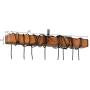Farmhouse Lighting Wrapped Wood Beam Farmhouse Chandelier Pendant Light Fixture - Rustic Lighting Great for Kitchen Island Lighting, Dining Room, Bar, Industrial, and Billiard or Pool Table