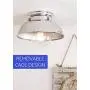 Kira Home Bayside 11'' Industrial Farmhouse Flush Mount Ceiling Light + Seeded Glass Shade, Chrome Finish