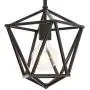 VINLUZ 1-Light Lantern Pendant Oil Rubbed Bronze Kitchen Island Light Fixtures Ceiling Hanging Lamp Metal Cage Chandeliers Adjustable Height Farmhouse Lighting Entryway Dining Rooms Bedrooms