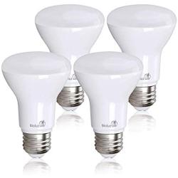 Bioluz LED Lights BR20 R20 Dimmable LED Light Bulbs 4 Pack - Flood Light Bulbs Indoor/Outdoor 7W=50W 500 Lumen E26 LED Bulb Replacement for Halogen Bulb - 3000K LED Bulb LED Flood Light Bulbs Indoor